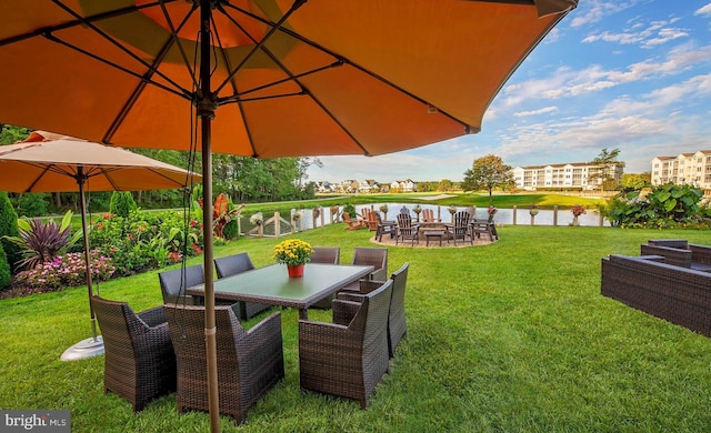 view of yard with a patio