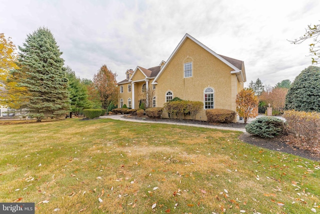 view of front property with a front yard