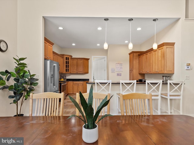 view of dining space