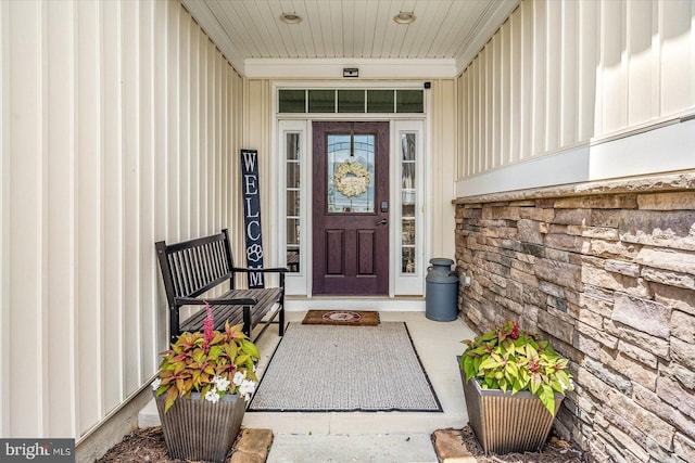 view of property entrance