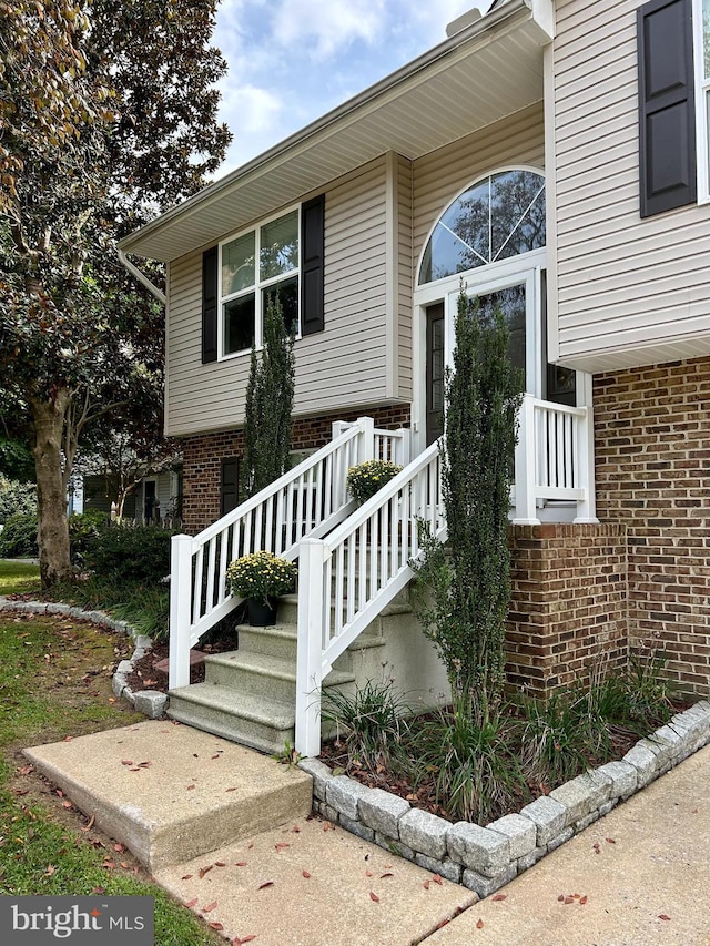 view of entrance to property