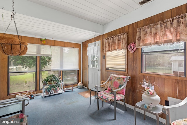 sunroom / solarium featuring a wealth of natural light