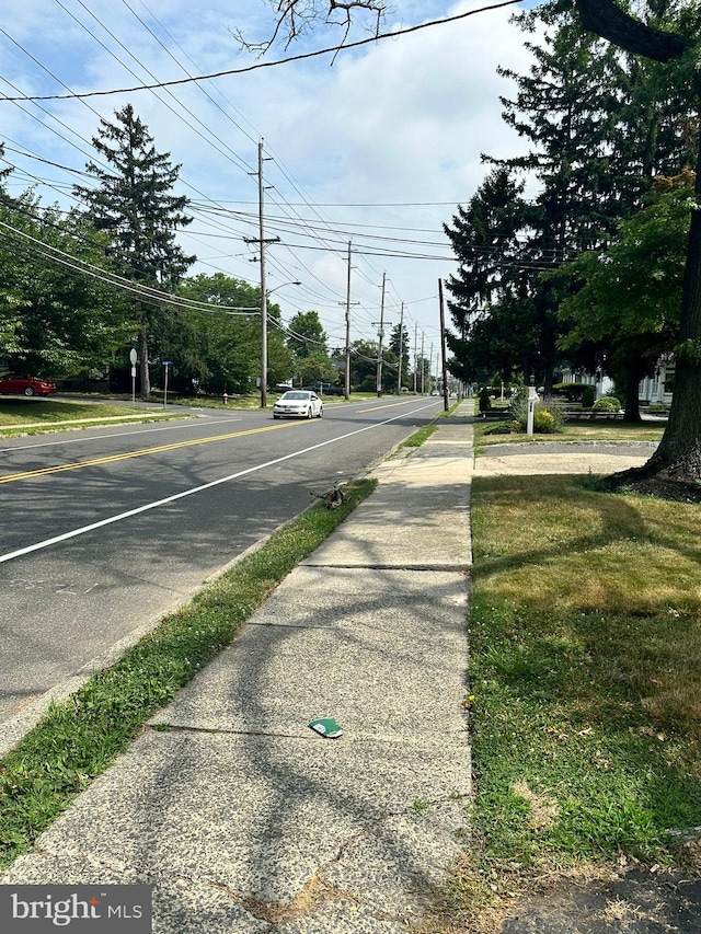 view of street