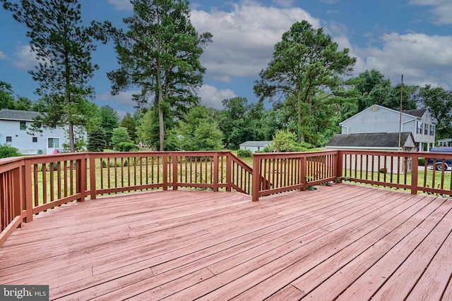 view of deck