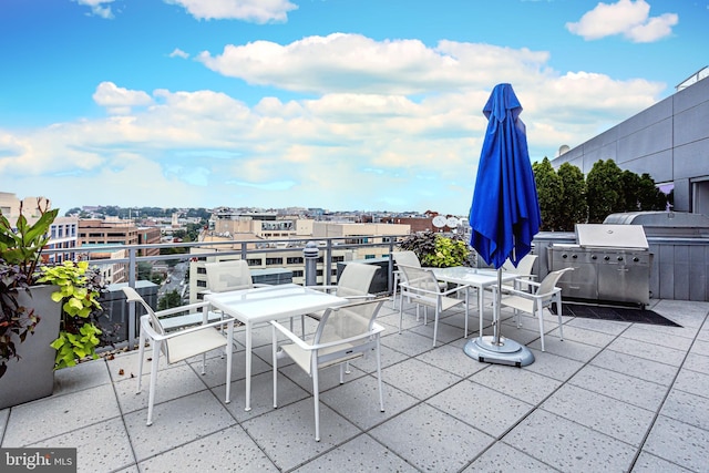 view of patio / terrace with grilling area