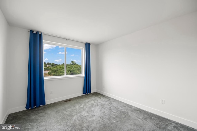 unfurnished room featuring carpet floors