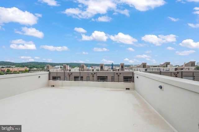 view of patio / terrace with a balcony