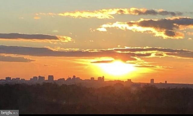 view of nature at dusk