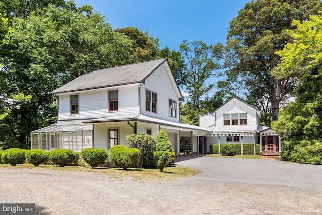 view of front of home