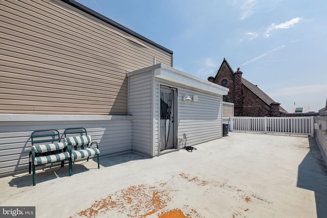 exterior space with a patio area