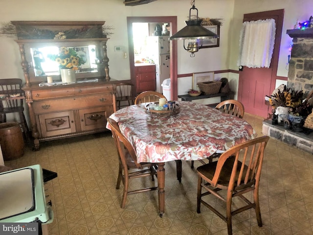 view of dining space