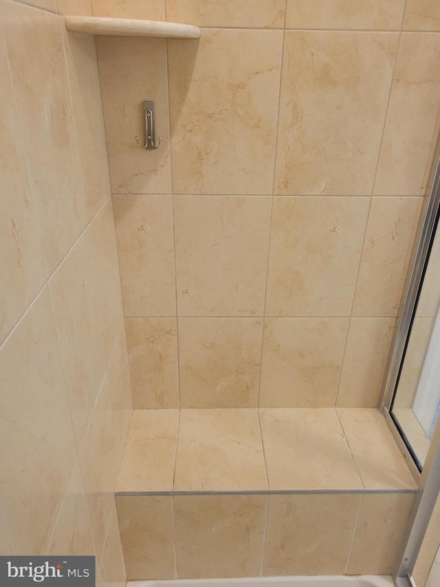 bathroom with a shower