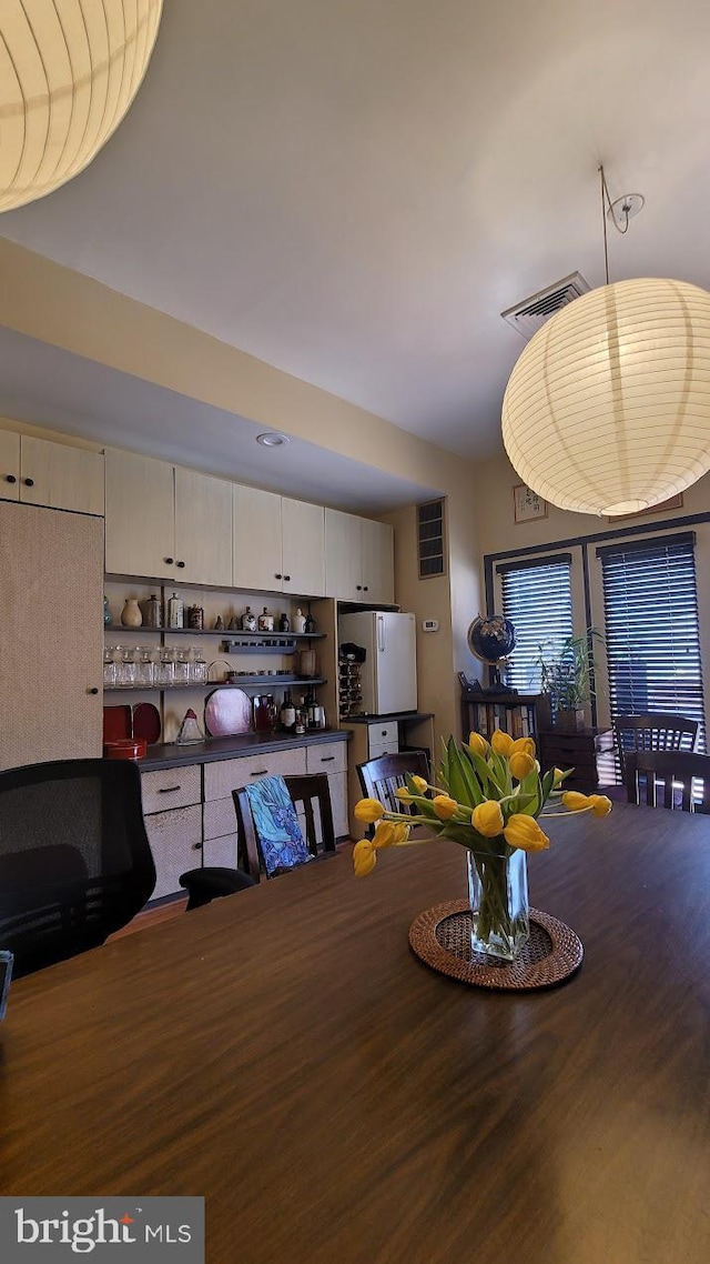 view of dining area