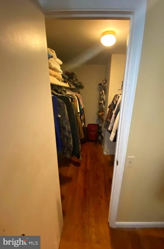 1184 Bannister Cir, Waldorf, MD 20602 - walk in closet with wood finished floors