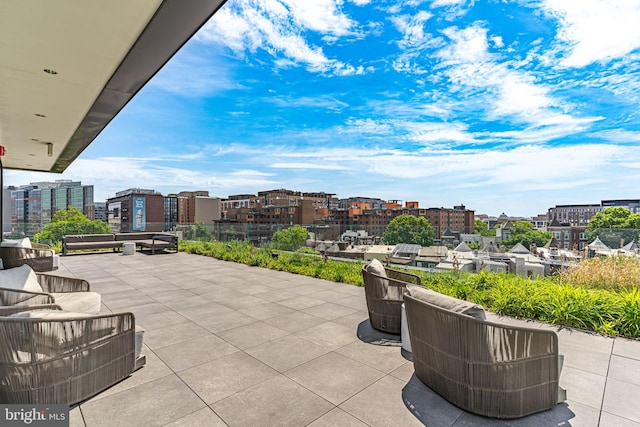 57 N St NW Unit 433, Washington, DC 20001 - view of patio / terrace featuring a city view