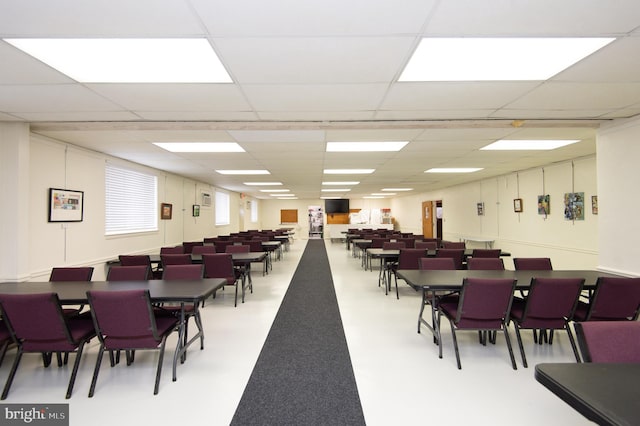 view of dining area