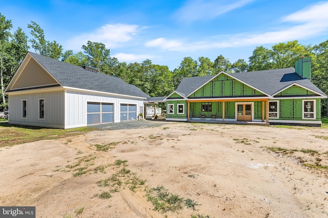 view of front of home with a porch