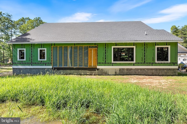 view of back of property