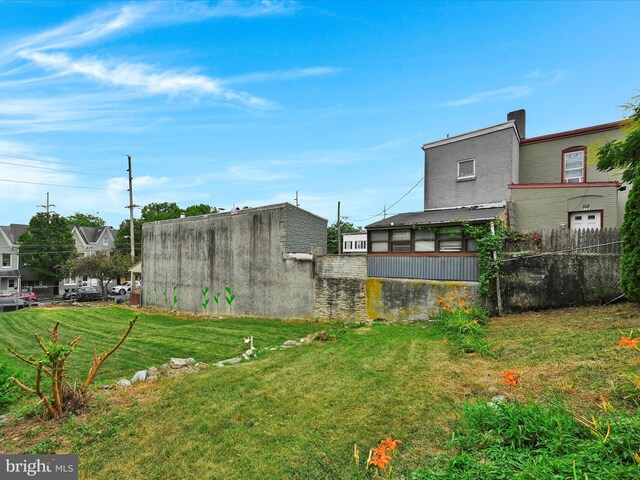 view of building exterior featuring a garage