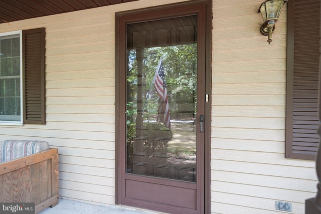 view of entrance to property