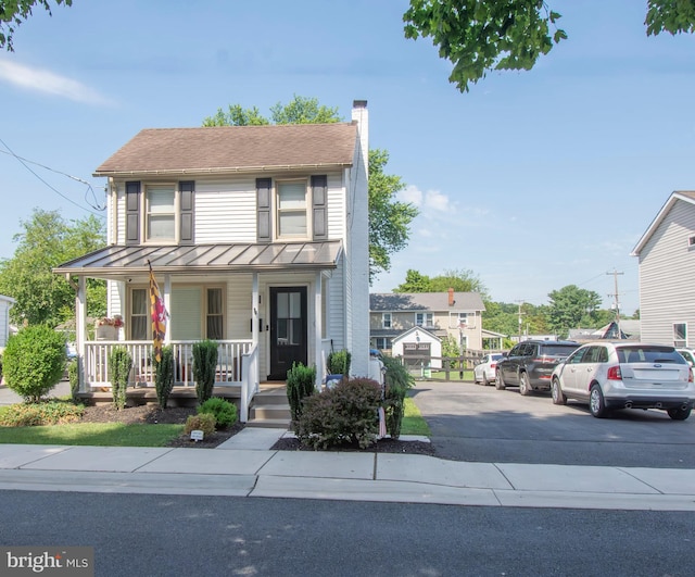 view of front of house with a porch