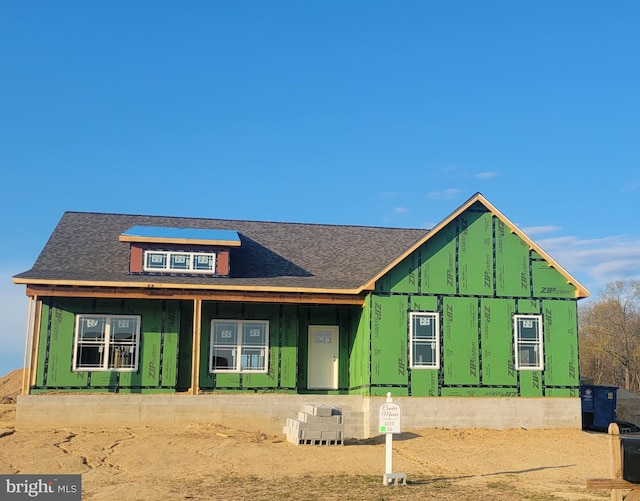 property under construction with a porch