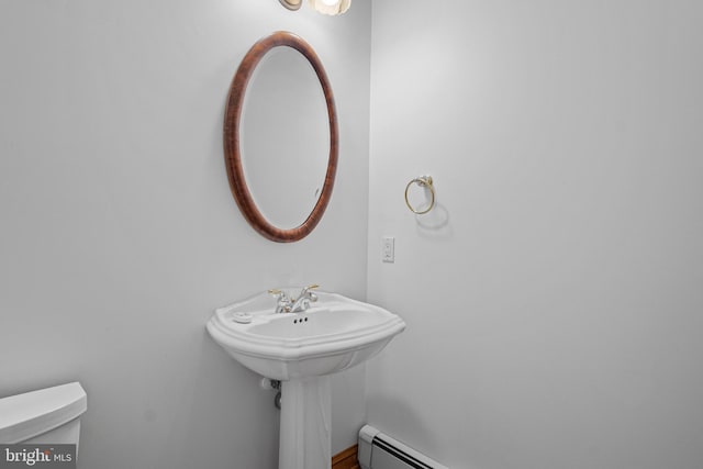 bathroom featuring toilet