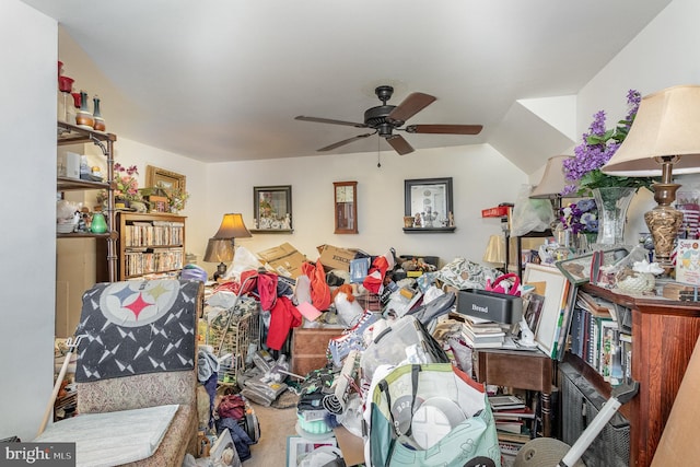 28 N 4th St, Steelton, PA 17113 - misc room featuring ceiling fan and carpet flooring