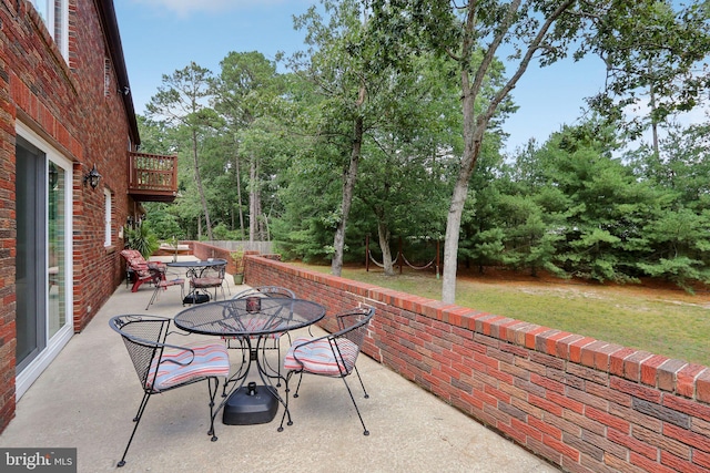 view of patio