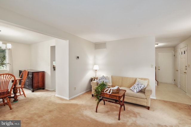 10712 Freds Oak Ct, Burke, VA 22015 - living room featuring carpet flooring and baseboards