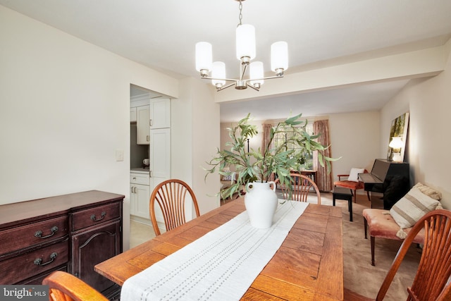 10712 Freds Oak Ct, Burke, VA 22015 - dining space with a chandelier