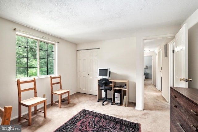 10712 Freds Oak Ct, Burke, VA 22015 - office space with light colored carpet and a textured ceiling