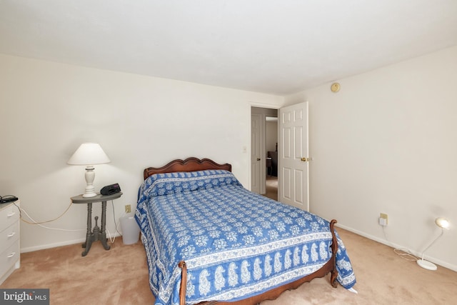 10712 Freds Oak Ct, Burke, VA 22015 - bedroom with light colored carpet and baseboards