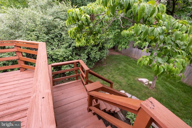 10712 Freds Oak Ct, Burke, VA 22015 - deck with a yard