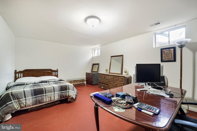 bedroom featuring multiple windows