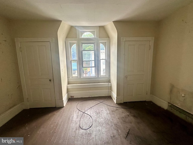 foyer with light hardwood / wood-style floors