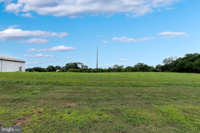 view of nature featuring a rural view