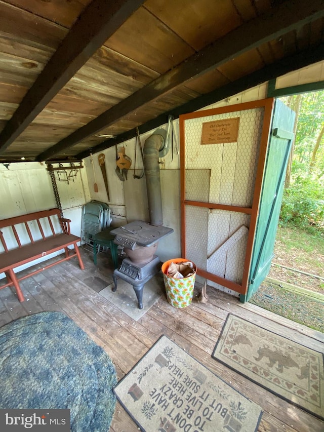 view of dock