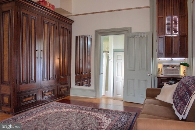 interior space featuring light wood-type flooring