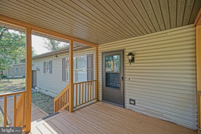 view of deck