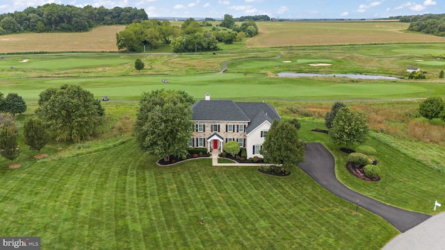 345 Austin Dr, Oxford, PA 19363 - aerial view featuring view of golf course