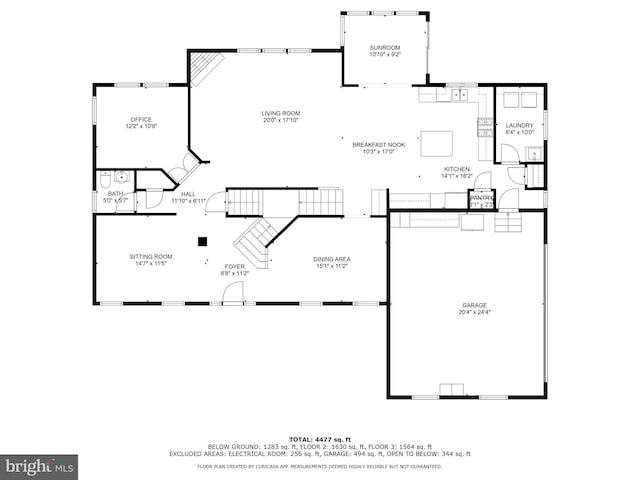 345 Austin Dr, Oxford, PA 19363 - plan