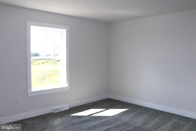 unfurnished room featuring carpet floors