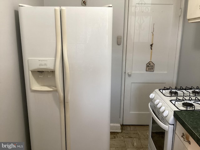 kitchen with white appliances