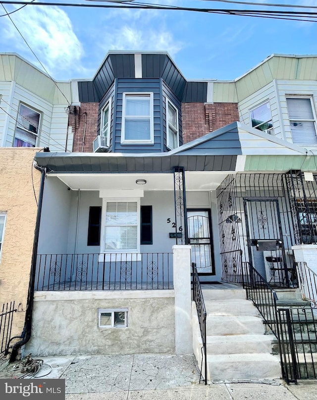 view of front of home with a porch