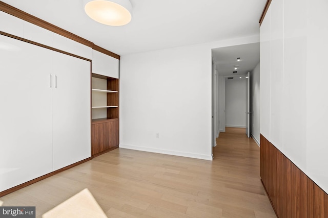 interior space featuring light hardwood / wood-style flooring