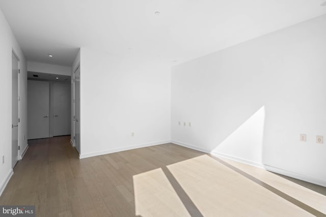 interior space featuring light hardwood / wood-style flooring