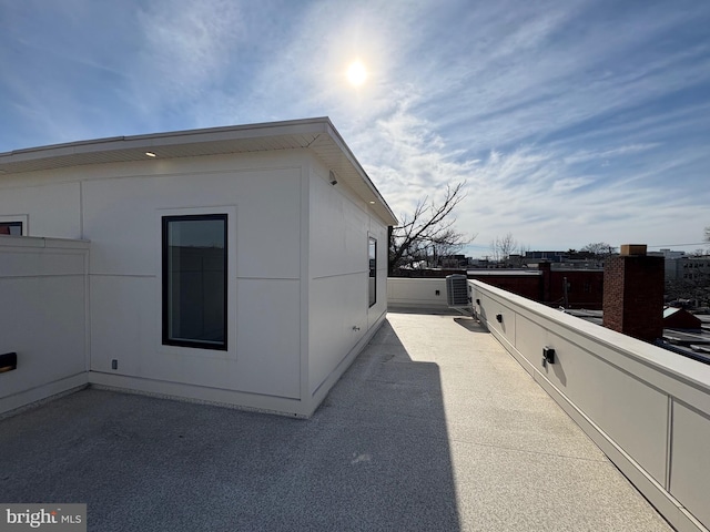 view of home's exterior featuring a patio area