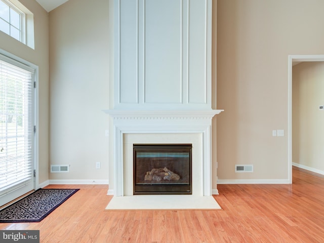 details featuring hardwood / wood-style floors