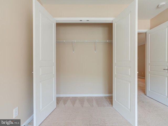 view of closet